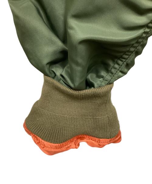 sacai（サカイ）sacai (サカイ) バックタックMA-1ジャケット/バックタックエムエーワンジャケット オリーブ サイズ:3の古着・服飾アイテム