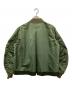 sacai (サカイ) バックタックMA-1ジャケット/バックタックエムエーワンジャケット オリーブ サイズ:3：36000円