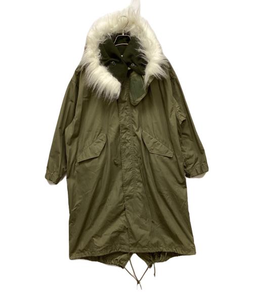 HYKE（ハイク）HYKE (ハイク) Barneys New York モッズコート オリーブ サイズ:Lの古着・服飾アイテム