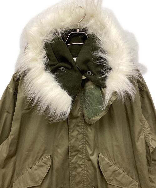 HYKE（ハイク）HYKE (ハイク) Barneys New York モッズコート オリーブ サイズ:Lの古着・服飾アイテム