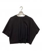 ENFOLDエンフォルド）の古着「アシンメトリートップス」｜ブラック