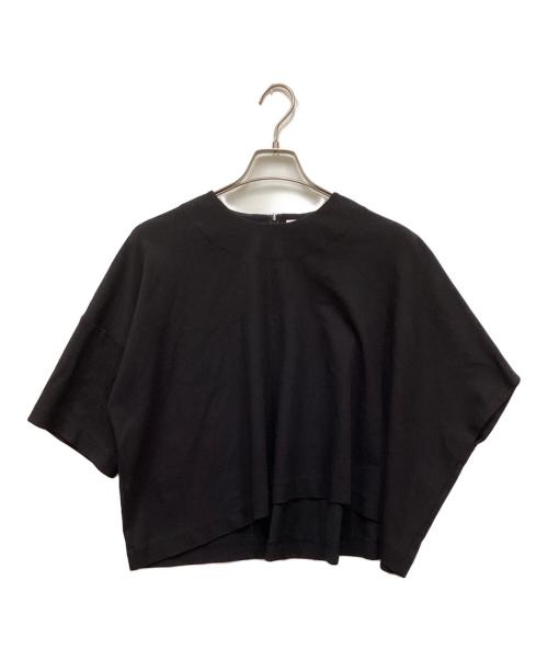 ENFOLD（エンフォルド）ENFOLD (エンフォルド) アシンメトリートップス ブラック サイズ:36の古着・服飾アイテム