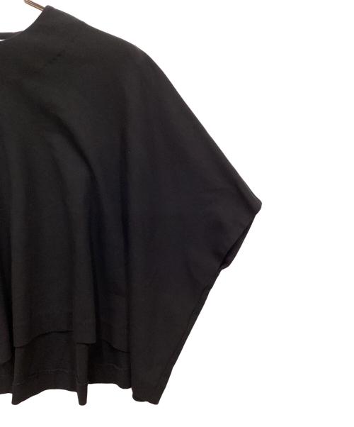 ENFOLD（エンフォルド）ENFOLD (エンフォルド) アシンメトリートップス ブラック サイズ:36の古着・服飾アイテム