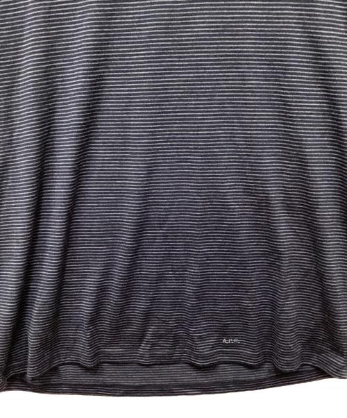 A.P.C.（アーペーセー）A.P.C. (アーペーセー) Ellison 長袖Tシャツ ネイビー サイズ:Lの古着・服飾アイテム