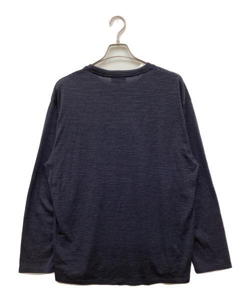 A.P.C.（アーペーセー）A.P.C. (アーペーセー) Ellison 長袖Tシャツ ネイビー サイズ:Lの古着・服飾アイテム