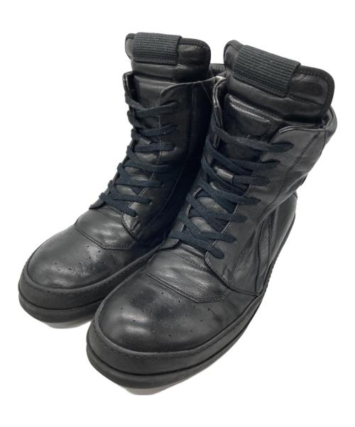 RICK OWENS（リックオウエンス）RICK OWENS (リックオウエンス) GEOBASKET/ジオバスケット ブラック サイズ:42の古着・服飾アイテム