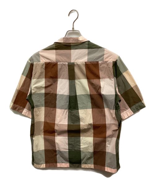 STUDIO NICHOLSON（スタジオ ニコルソン）STUDIO NICHOLSON (スタジオ ニコルソン) COCKLE SHIRT/チェックシャツ ブラウン サイズ:Sの古着・服飾アイテム