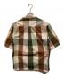 STUDIO NICHOLSON (スタジオ ニコルソン) COCKLE SHIRT/チェックシャツ ブラウン サイズ:S：8000円