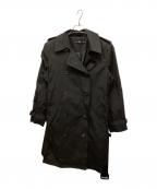 LAUREN RALPH LAURENローレンラルフローレン）の古着「ダブルトレンチコート」｜ブラック