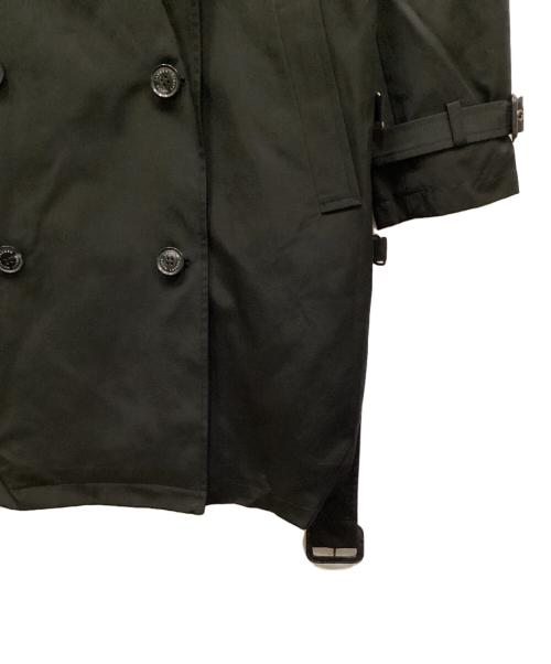 LAUREN RALPH LAUREN（ローレンラルフローレン）LAUREN RALPH LAUREN (ローレンラルフローレン) ダブルトレンチコート ブラック サイズ:Lの古着・服飾アイテム