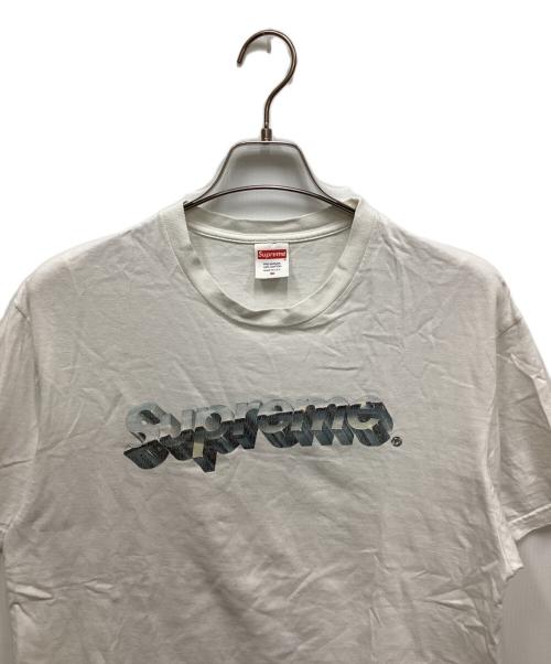 SUPREME（シュプリーム）SUPREME (シュプリーム) CHROME LOGO TEE/クロームロゴtシャツ ホワイト サイズ:Mの古着・服飾アイテム