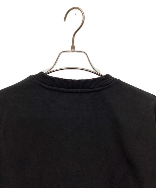 stussy（ステューシー）stussy (ステューシー) プリントスウェット ブラック サイズ:Lの古着・服飾アイテム