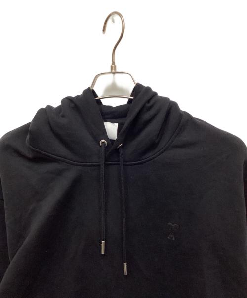 ami（アミ）ami (アミ) AMI DE COEUR HOODIE/アミ ドゥ クール フーディ ブラック サイズ:XLの古着・服飾アイテム