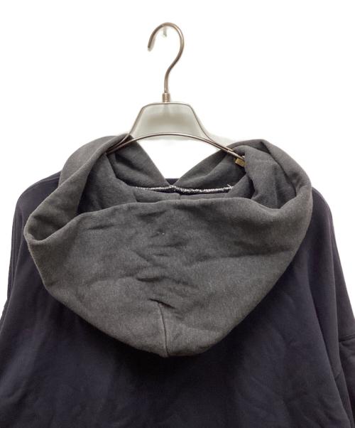 Gosha Rubchinskiy（ゴーシャラブチンスキー）Gosha Rubchinskiy (ゴーシャラブチンスキー) COMBO HOODED SWEATSHIRT/コンボ　フーデッド　スウェットシャツ ネイビー サイズ:Sの古着・服飾アイテム