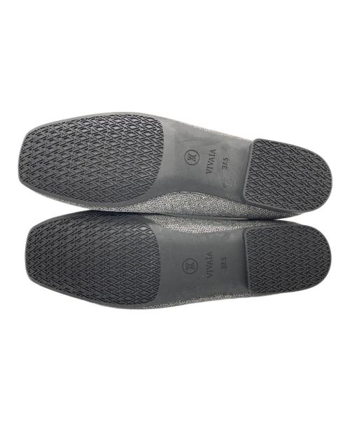VIVALA（ヴィヴァラ）VIVALA (ヴィヴァラ) ローファー風パンプス グレー サイズ:37.5の古着・服飾アイテム