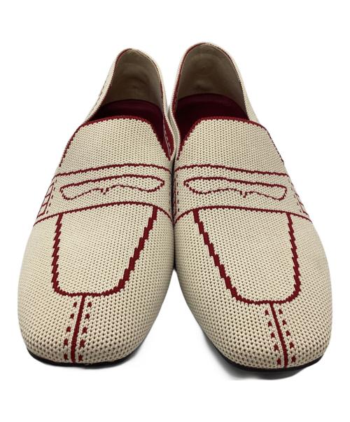 VIVALA（ヴィヴァラ）VIVALA (ヴィヴァラ) ローファー風パンプス ベージュ サイズ:37.5の古着・服飾アイテム