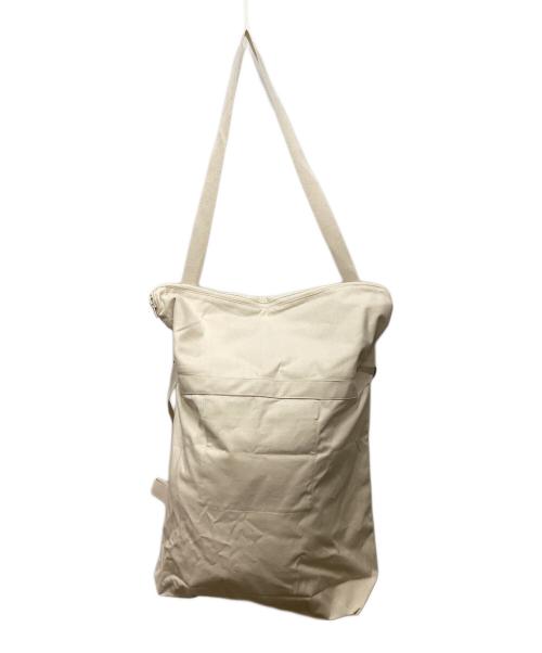 YOHJI YAMAMOTO（ヨウジヤマモト）YOHJI YAMAMOTO (ヨウジヤマモト) NOVELTY MESSENGER BAG/ノベルティメッセンジャーバッグ アイボリーの古着・服飾アイテム