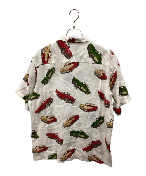 PAPAS ISLAND（パパス アイランド）PAPAS ISLAND (パパス アイランド) アロハシャツ ホワイト サイズ:Lの古着・服飾アイテム