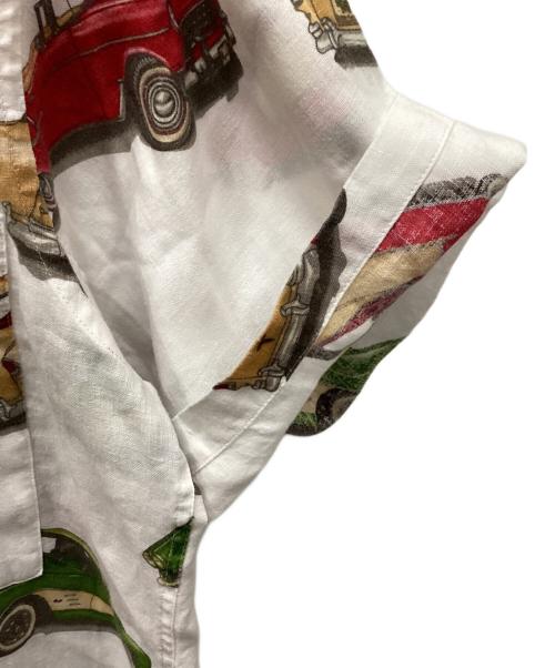 PAPAS ISLAND（パパス アイランド）PAPAS ISLAND (パパス アイランド) アロハシャツ ホワイト サイズ:Lの古着・服飾アイテム