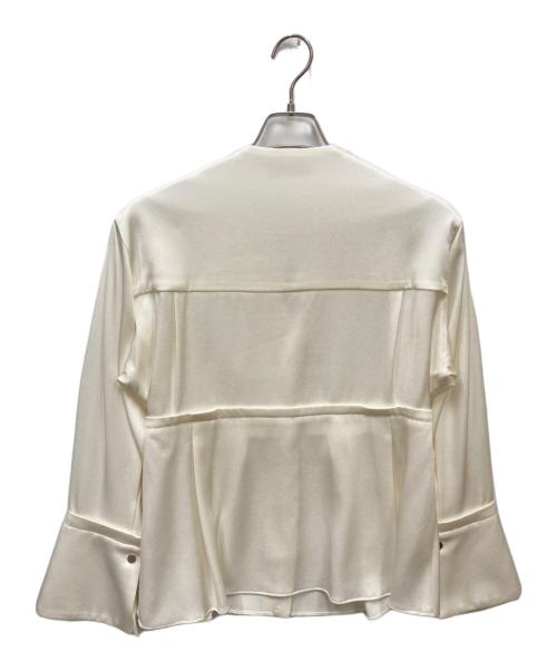 TARO HORIUCHI（タロウホリウチ）TARO HORIUCHI (タロウホリウチ) ノーカラーシャツ ホワイト サイズ:FREEの古着・服飾アイテム