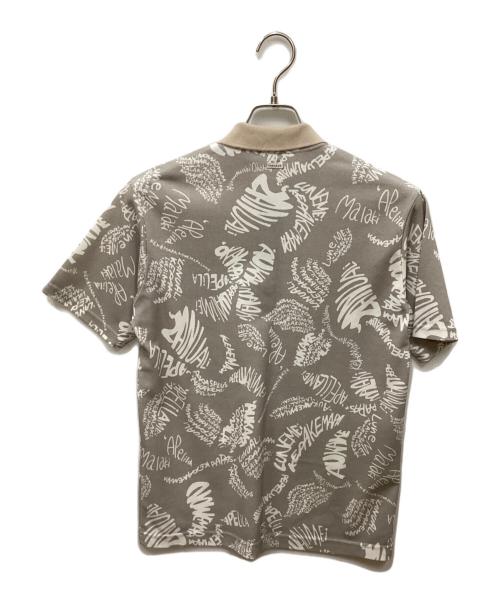 PAPAS（パパス）PAPAS (パパス) 総柄ポロシャツ ベージュ サイズ:Sの古着・服飾アイテム