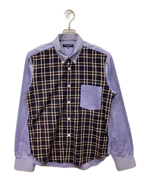 COMME des GARCONS HOMME（コムデギャルソン オム）COMME des GARCONS HOMME (コムデギャルソン オム) チェックシャツ ブルー サイズ:SSの古着・服飾アイテム