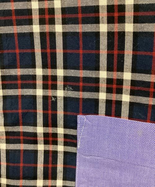 COMME des GARCONS HOMME（コムデギャルソン オム）COMME des GARCONS HOMME (コムデギャルソン オム) チェックシャツ ブルー サイズ:SSの古着・服飾アイテム