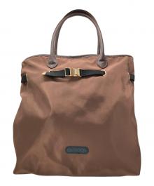 OUTDOOR×Firsthand（アウトドア×ファーストハンド）の古着「別注テープベルトトートバッグ」｜ブラウン