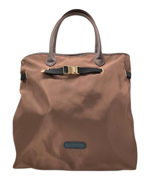 OUTDOOR（アウトドア）OUTDOOR (アウトドア) Firsthand (ファーストハンド) 別注テープベルトトートバッグ ブラウンの古着・服飾アイテム