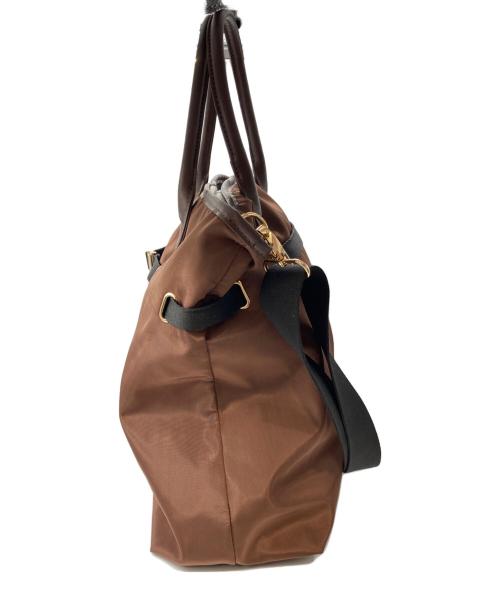 OUTDOOR（アウトドア）OUTDOOR (アウトドア) Firsthand (ファーストハンド) 別注テープベルトトートバッグ ブラウンの古着・服飾アイテム