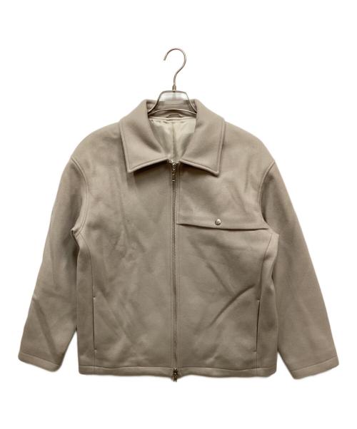 PUBLIC TOKYO（パブリックトウキョウ）PUBLIC TOKYO (パブリックトウキョウ) メルトンジップアップブルゾン ライトグレー サイズ:2の古着・服飾アイテム