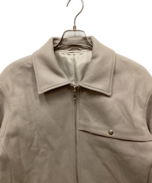 PUBLIC TOKYO（パブリックトウキョウ）PUBLIC TOKYO (パブリックトウキョウ) メルトンジップアップブルゾン ライトグレー サイズ:2の古着・服飾アイテム
