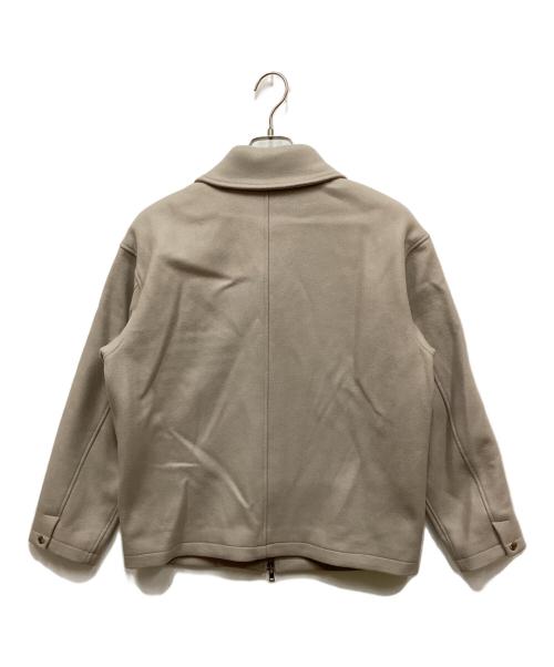 PUBLIC TOKYO（パブリックトウキョウ）PUBLIC TOKYO (パブリックトウキョウ) メルトンジップアップブルゾン ライトグレー サイズ:2の古着・服飾アイテム