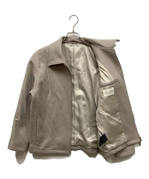 PUBLIC TOKYO（パブリックトウキョウ）PUBLIC TOKYO (パブリックトウキョウ) メルトンジップアップブルゾン ライトグレー サイズ:2の古着・服飾アイテム