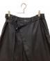 GROUND Y (グラウンドワイ) T-W Gabardine Wrap Pants type1 ブラック サイズ:3：30000円