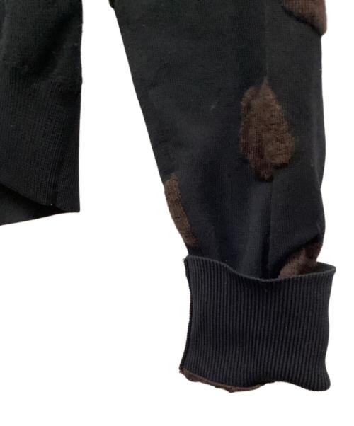 Acne studios（アクネ ストゥディオス）Acne studios (アクネ ストゥディオス) ジャガードカーディガン ブラック サイズ:Sの古着・服飾アイテム