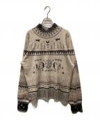 rurumu:ルルムウ）の古着「タトゥーニット」｜グレー