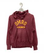Champion REVERSE WEAVEチャンピオン リバース ウィーブ）の古着「70s リバースウィーブ OMRO 75S74 スウェットパーカー」｜レッド