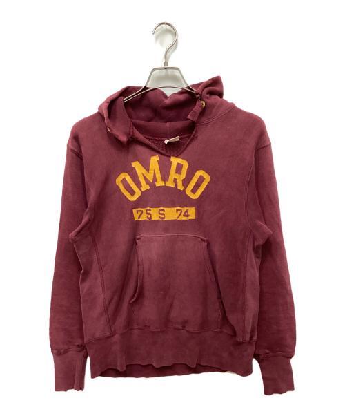 Champion REVERSE WEAVE（チャンピオン リバース ウィーブ）Champion REVERSE WEAVE (チャンピオン リバース ウィーブ) 70s リバースウィーブ OMRO 75S74 スウェットパーカー レッド サイズ:Sの古着・服飾アイテム