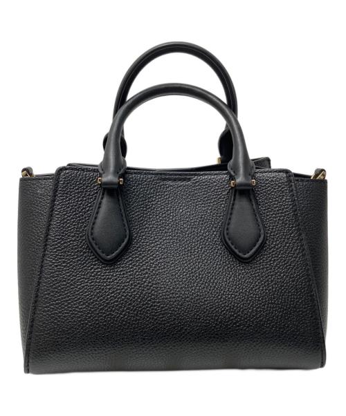MICHAEL KORS（マイケルコース）MICHAEL KORS (マイケルコース) サッチェル2WAYショルダーバッグ ブラックの古着・服飾アイテム