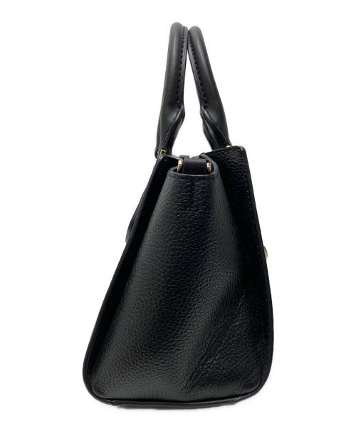MICHAEL KORS（マイケルコース）MICHAEL KORS (マイケルコース) サッチェル2WAYショルダーバッグ ブラックの古着・服飾アイテム