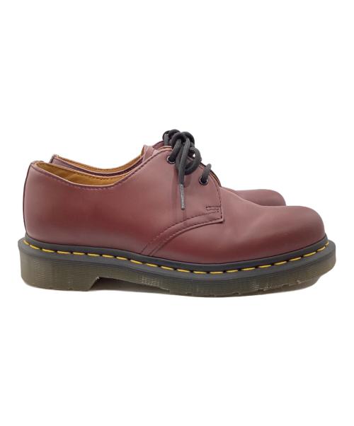 Dr.Martens（ドクターマーチン）Dr.Martens (ドクターマーチン) 3ホールシューズ レッド サイズ:24cmの古着・服飾アイテム