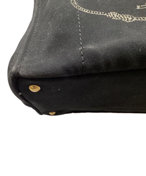 PRADA（プラダ）PRADA (プラダ) カナパキャンバストートバッグ ブラックの古着・服飾アイテム