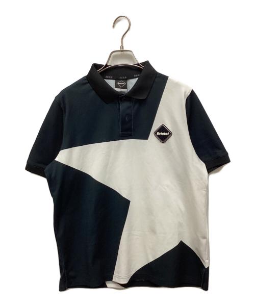 F.C.R.B.（エフシーレアルブリストル）F.C.R.B. (エフシーレアルブリストル) BIG STAR POLO/ビッグスターポロ ネイビー サイズ:Sの古着・服飾アイテム
