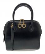 Salvatore Ferragamoサルヴァトーレ フェラガモ）の古着「ハンドバッグ ガンチーニ」｜ブラック