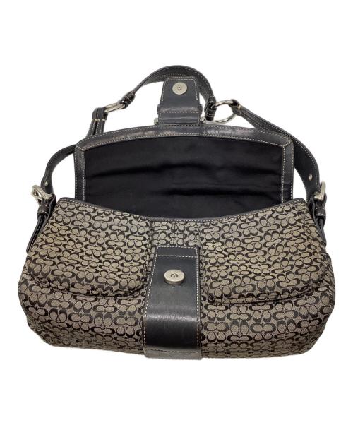 COACH（コーチ）COACH (コーチ) ミニシグネチャーワンショルダーバッグ グレーの古着・服飾アイテム