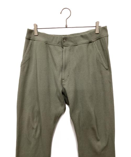 Snow peak（スノーピーク）Snow peak (スノーピーク) Dry Waffle Pant/ドライワッフルパンツ グリーン サイズ:Lの古着・服飾アイテム