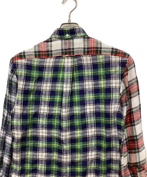 POLO RALPH LAUREN（ポロ・ラルフローレン）POLO RALPH LAUREN (ポロ・ラルフローレン) チェックリネンシャツ レッド×ブルー サイズ:XSの古着・服飾アイテム