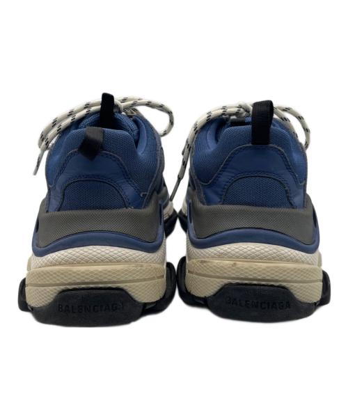 BALENCIAGA（バレンシアガ）BALENCIAGA (バレンシアガ) トリプルS ローカット ダッド スニーカー ブルー サイズ:27.0cmの古着・服飾アイテム