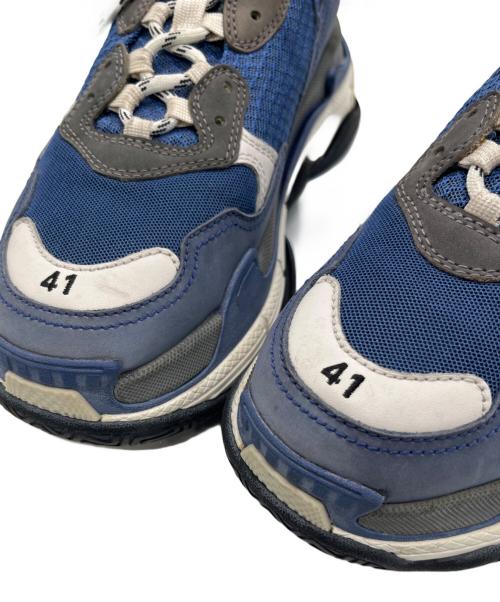 BALENCIAGA（バレンシアガ）BALENCIAGA (バレンシアガ) トリプルS ローカット ダッド スニーカー ブルー サイズ:27.0cmの古着・服飾アイテム